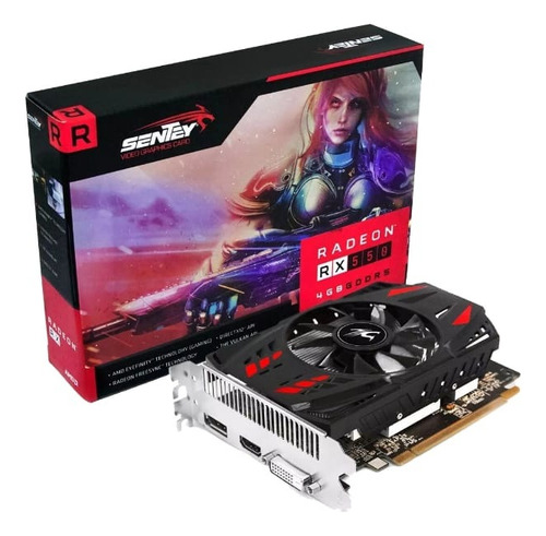 Placa De Video Sentey Rx550 4gb 