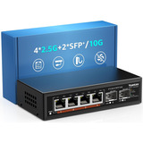 Conmutador Ethernet No Administrado De 6 Puertos 2.5g, 4 Pue