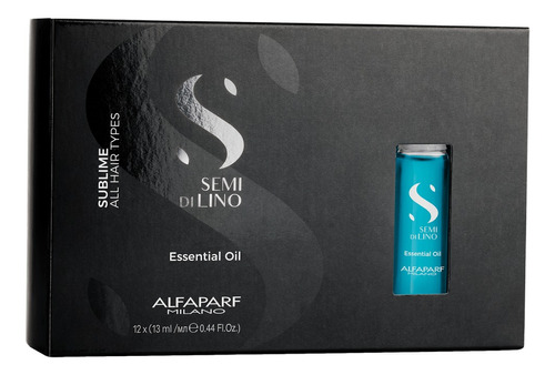 Óleo Alfaparf Milano Essential Oil Ampola Semi Di Lino Reparação De 156ml 156g