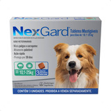 Nexgard Para Cães De 10 A 25 Kg Antipulgas - 3 Tabletes