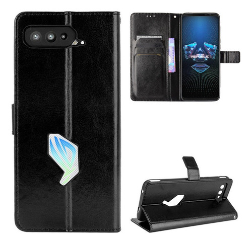 Funda De Anticaída For Asus Rog Phone 5 Pro 5s Cuero Flip