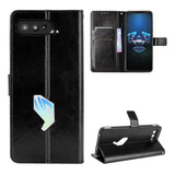 Funda De Anticaída For Asus Rog Phone 5 Pro 5s Cuero Flip