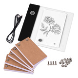 Mini Kit Light Pad Book Flip Com Lightbox Paper Led 300