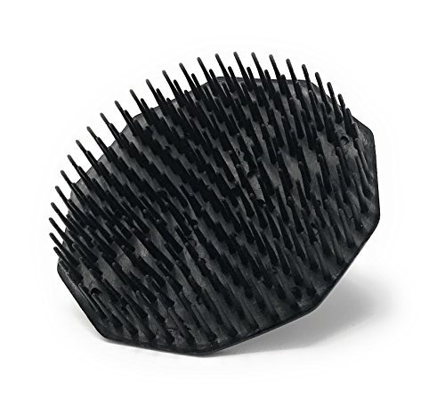 Scalp Shampoo Brush Black Firm Bristles Hair Scalp Massager 