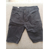 Bermuda  Achupinada Negra  Levi's Modelo 511 Talle 30  Usada