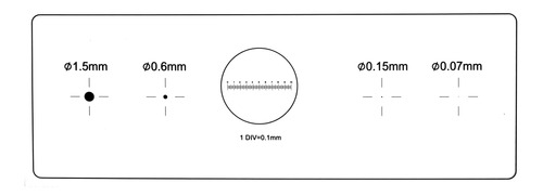 Tosukki Regla De Calibracin Para Microscopio, Resolucin De L