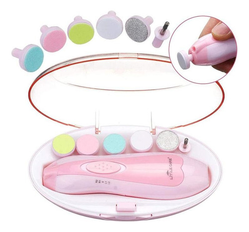 Kit Portatil De Manicura Para Bebes De 6 Piezas Silencioso