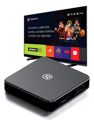 Rokyo Tv Box - Convertidor A Smart Tv, Receptor De Señal Tv