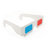 Carretilla De Mano Azul 12 Pares De Gafas 3d De Carton Rojo 