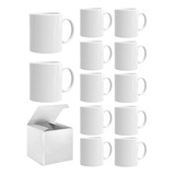 Abbsh Tazas De Sublimacion, Tazas De Cafe Blancas Para Subli