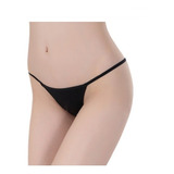 Sexy Calzon Colaless G String Tanga Baja Cintura Hilo En V