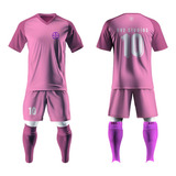 Mockup Fútbol Kit Dorsal Y Frente Editable Para Photoshop F2