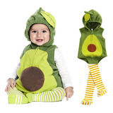 Disfraz De Aguacate Para Niños Pequeños, 0-24 M, Sudadera Co