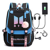 Nova Mochila Para Estudantes Grupo Adolescente Bts Igual A C