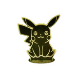 Lámpara Led 3d Acrilico Pikachu 7 Colores