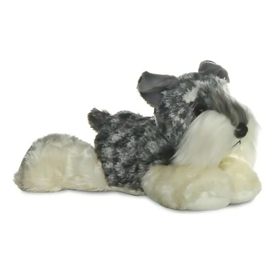 Peluches Aurora Perro Mini Flopsie Perrito Schnauzer Color Gris | MercadoLibre