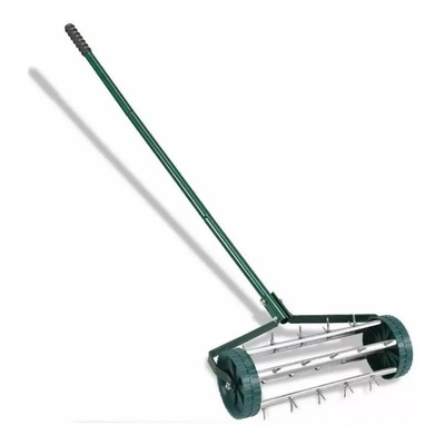 Rodillo Aireador Césped Pasto Jardín Manija Acero Oferta | MercadoLibre