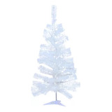 Árvore De Natal Pequena Luxo Mini Pinheirinho Branco 90 Cm
