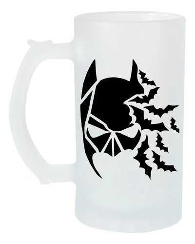 Tarro Cervecero 16oz Batman Murcielagos