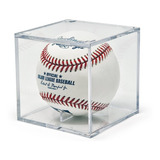 10 Base Transparente Exhibidor Porta Pelota Beisbol Baseball