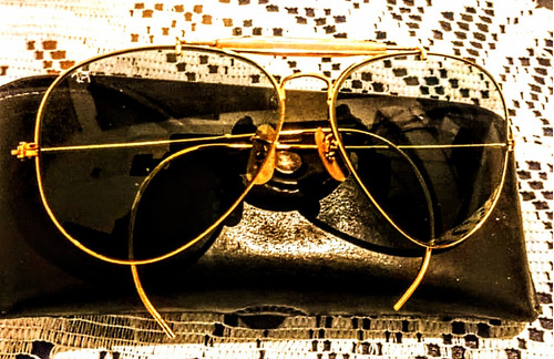 Ray Ban Aviador For Driving 80s, Oro 12k, Impecables. Leer!