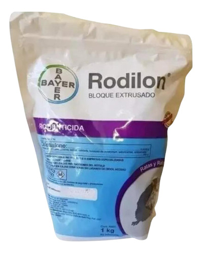 Veneno Para Ratas Rodilon Bloque X1kg Bayer Profesional
