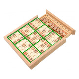 Juego De Mesa De Sudoku De Madera Jiugongge Toys Para Jugar