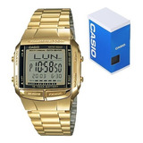 Reloj Casio Retro Vintage Db360 Dorado 30 Memorias