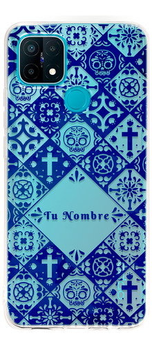 Funda Para Oppo  Para Mujer Talavera Calaveras Con Nombre