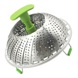 Steam Basket Cesta De Vapor Para Verduras Plegable De Acero