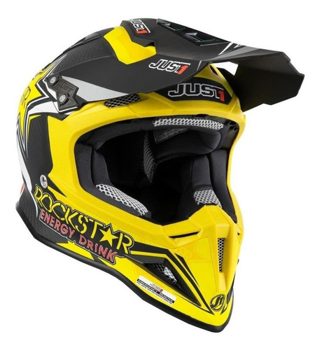 Casco Just1 J12 Edicion Especial Rockstar 2.0 100% Carbono