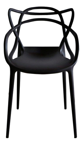 Silla De Comedor Allegra Estructura Color Negro 1 Unidad