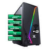 Pc Computador Cpu I7 6700 Ssd 1tb M2 64gb Memória Ddr4 Wi-fi