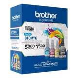 Pack Tinta Brother D60bk-bt5001 Original 4 Tintas