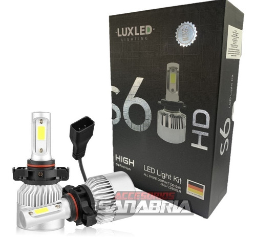 Kit S6 Led Cree H3 H27 Hb4 Celta Corsa Onix Fun Astra Meriva