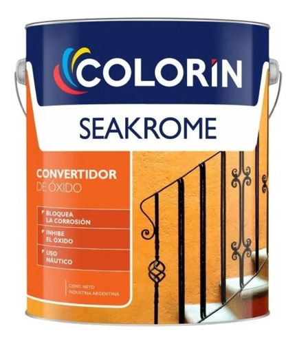 Colorin Seakrome Convertidor De Oxido Naranja 1 L Ogus