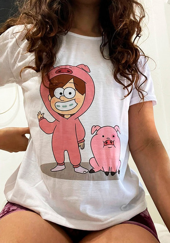 Remera Suelta Personajes Animados