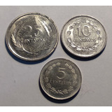 El Salvador Lote X 3 Monedas Incluye 25 Centavos 1994.usadas