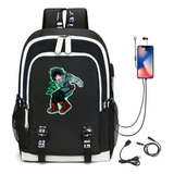 Smile Cute Deku Mochila Anime Cosplay My Hero Academia Scho