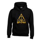 Buzo Harry Potter Reliquias  Logo Unisex Saco Hoodie