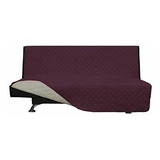 Funda Para Futon Easy-going Color Vino/beige Con Correas