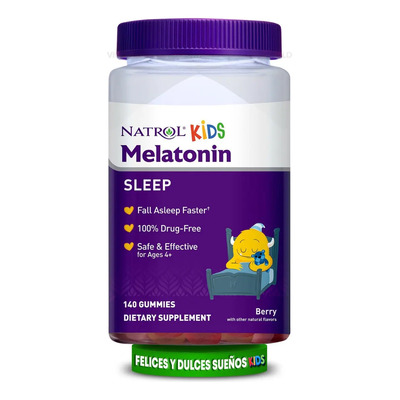 Natrol Kids - Melatonin Sleep - 140 gomitas con sabor a bayas - Melatonina | MercadoLibre