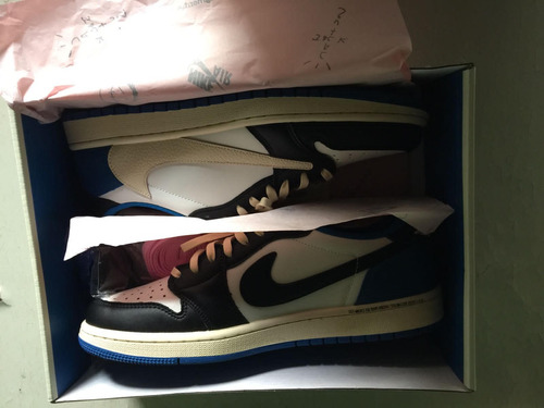 Tenis Nike Air Jordan 1 Low Travis Scott X Fragment 