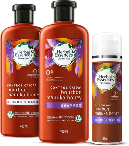 Herbal Essences Shampoo+ Acondicionador 400 Ml + Crema 151 G