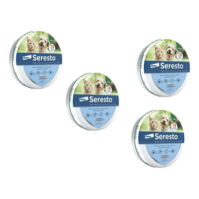 Paquete De 4 Seresto Collar Para Perros Y Gatos Menores 8 K | Envío gratis