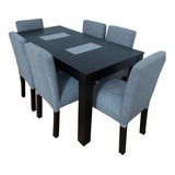 Juego De Comedor Mesa Extensible +6sillas