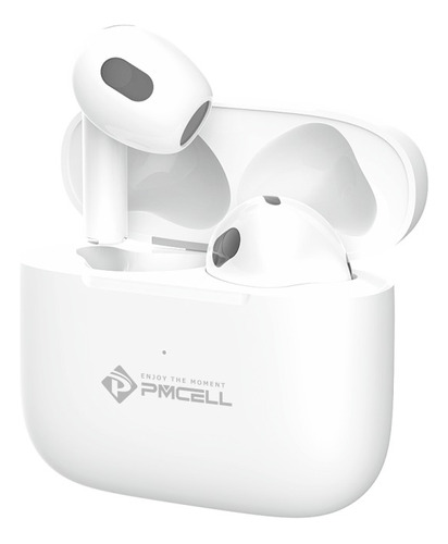 Fone De Ouvido Bluetooth Sem Fio  Pmcell Hp-35  Branco 