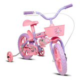 Bicicleta Infantil Amy Sonic Aro 12 - 3 A 5 Anos Com Rodinha