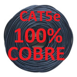 Cabo Rede Cat5e 100% Cobre Preto 100m Homologado Condutti