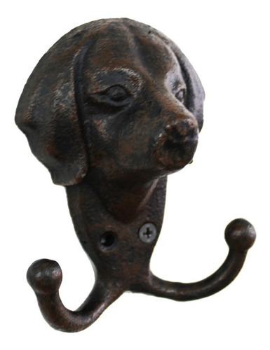 Gancho Decorativo Cachorro  Parede Ferro Cabideiro Jardim 